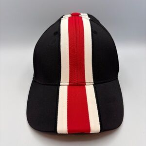 Vintage OSU Collegiate Colors Striped Logo Retro Buckeyes Hat Size M/L